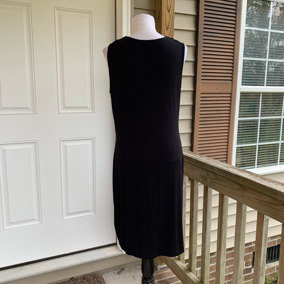 Tahari Drape Neck Dress. Size L - Picture 4 of 5